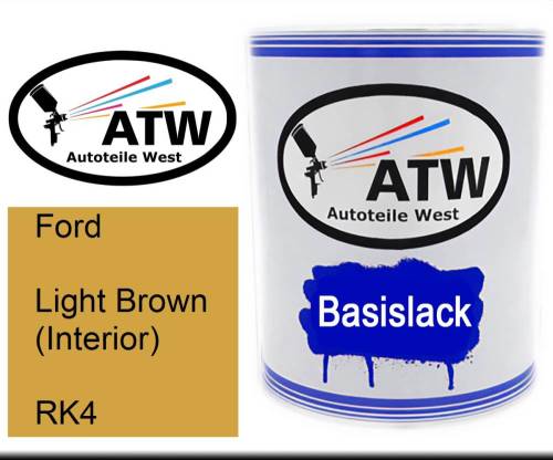 Ford, Light Brown (Interior), RK4: 1L Lackdose, von ATW Autoteile West.